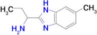 1-(5-methyl-1H-benzimidazol-2-yl)propan-1-amine