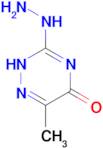 3-hydrazino-6-methyl-1,2,4-triazin-5(4H)-one