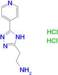 {2-[3-(4-pyridinyl)-1H-1,2,4-triazol-5-yl]ethyl}amine dihydrochloride