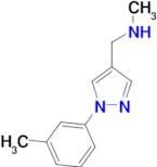 N-methyl-1-[1-(3-methylphenyl)-1H-pyrazol-4-yl]methanamine