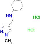 N-[(1-methyl-1H-pyrazol-4-yl)methyl]cyclohexanamine dihydrochloride