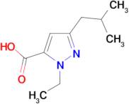 1-ethyl-3-isobutyl-1H-pyrazole-5-carboxylic acid