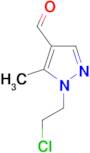 1-(2-chloroethyl)-5-methyl-1H-pyrazole-4-carbaldehyde