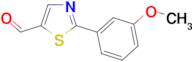 2-(3-methoxyphenyl)-1,3-thiazole-5-carbaldehyde