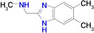 1-(5,6-dimethyl-1H-benzimidazol-2-yl)-N-methylmethanamine