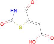 (2Z)-(2,4-dioxo-1,3-thiazolidin-5-ylidene)acetic acid