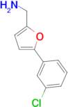 1-[5-(3-chlorophenyl)-2-furyl]methanamine