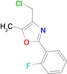 4-(chloromethyl)-2-(2-fluorophenyl)-5-methyl-1,3-oxazole