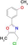 4-(chloromethyl)-2-(3-methoxyphenyl)-5-methyl-1,3-oxazole