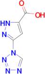 5-(1H-tetrazol-1-yl)-1H-pyrazole-3-carboxylic acid