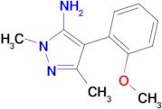 4-(2-methoxyphenyl)-1,3-dimethyl-1H-pyrazol-5-amine