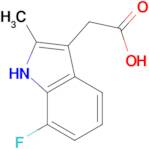 (7-fluoro-2-methyl-1H-indol-3-yl)acetic acid