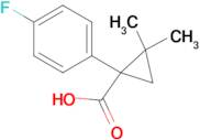 1-(4-fluorophenyl)-2,2-dimethylcyclopropanecarboxylic acid