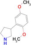 3-(2,5-dimethoxyphenyl)pyrrolidine