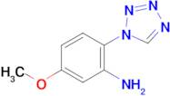 5-methoxy-2-(1H-tetrazol-1-yl)aniline