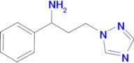 1-phenyl-3-(1H-1,2,4-triazol-1-yl)propan-1-amine