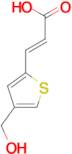 (2E)-3-[4-(hydroxymethyl)-2-thienyl]acrylic acid