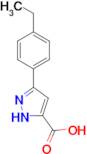 3-(4-ethylphenyl)-1H-pyrazole-5-carboxylic acid