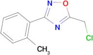 5-(chloromethyl)-3-(2-methylphenyl)-1,2,4-oxadiazole
