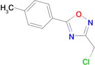 3-(chloromethyl)-5-(4-methylphenyl)-1,2,4-oxadiazole