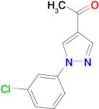 1-[1-(3-chlorophenyl)-1H-pyrazol-4-yl]ethanone