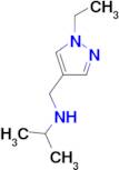 N-[(1-ethyl-1H-pyrazol-4-yl)methyl]propan-2-amine