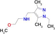 N-[(1-ethyl-3,5-dimethyl-1H-pyrazol-4-yl)methyl]-2-methoxyethanamine
