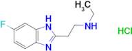 N-ethyl-2-(5-fluoro-1H-benzimidazol-2-yl)ethanamine hydrochloride
