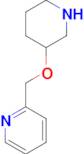 2-[(piperidin-3-yloxy)methyl]pyridine