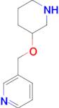 3-[(piperidin-3-yloxy)methyl]pyridine