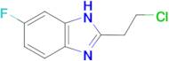 2-(2-chloroethyl)-6-fluoro-1H-benzimidazole