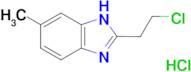 2-(2-chloroethyl)-6-methyl-1H-benzimidazole hydrochloride