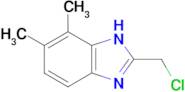 2-(chloromethyl)-6,7-dimethyl-1H-benzimidazole