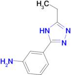 3-(5-ethyl-4H-1,2,4-triazol-3-yl)aniline