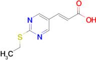 (2E)-3-[2-(ethylthio)pyrimidin-5-yl]acrylic acid