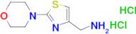 {[2-(4-morpholinyl)-1,3-thiazol-4-yl]methyl}amine dihydrochloride