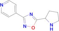 4-(5-pyrrolidin-2-yl-1,2,4-oxadiazol-3-yl)pyridine