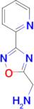 {[3-(2-pyridinyl)-1,2,4-oxadiazol-5-yl]methyl}amine