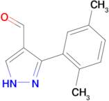 3-(2,5-dimethylphenyl)-1H-pyrazole-4-carbaldehyde