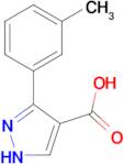 3-(3-methylphenyl)-1H-pyrazole-4-carboxylic acid