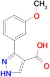 3-(3-methoxyphenyl)-1H-pyrazole-4-carboxylic acid