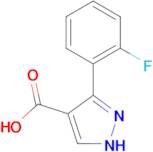 3-(2-fluorophenyl)-1H-pyrazole-4-carboxylic acid