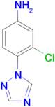 3-chloro-4-(1H-1,2,4-triazol-1-yl)aniline