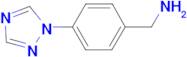 1-[4-(1H-1,2,4-triazol-1-yl)phenyl]methanamine