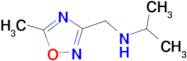 N-[(5-methyl-1,2,4-oxadiazol-3-yl)methyl]propan-2-amine