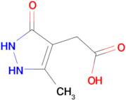 (5-methyl-3-oxo-2,3-dihydro-1H-pyrazol-4-yl)acetic acid