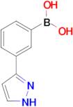 [3-(1H-pyrazol-5-yl)phenyl]boronic acid