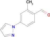 2-methyl-4-(1H-pyrazol-1-yl)benzaldehyde