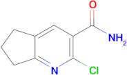 2-chloro-6,7-dihydro-5H-cyclopenta[b]pyridine-3-carboxamide