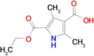 5-(ethoxycarbonyl)-2,4-dimethyl-1H-pyrrole-3-carboxylic acid